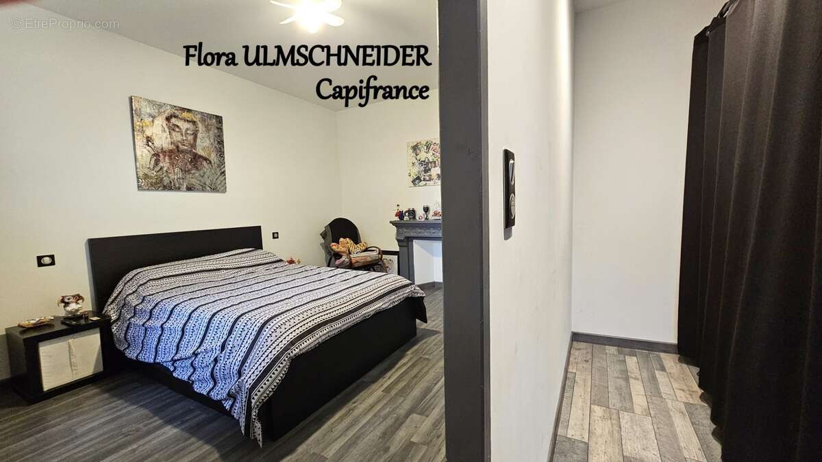 Authenticité et espace : grande maison mitoyenne en pierre avec 5 chambres à vendre à CHINDRIEUX avec garage et terrain proche d - photo 13