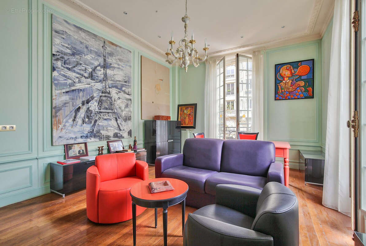 Paris 7e - appartement d'exception vue directe sur le champ de mars/tour eiffel (rf vb3659) - photo 9