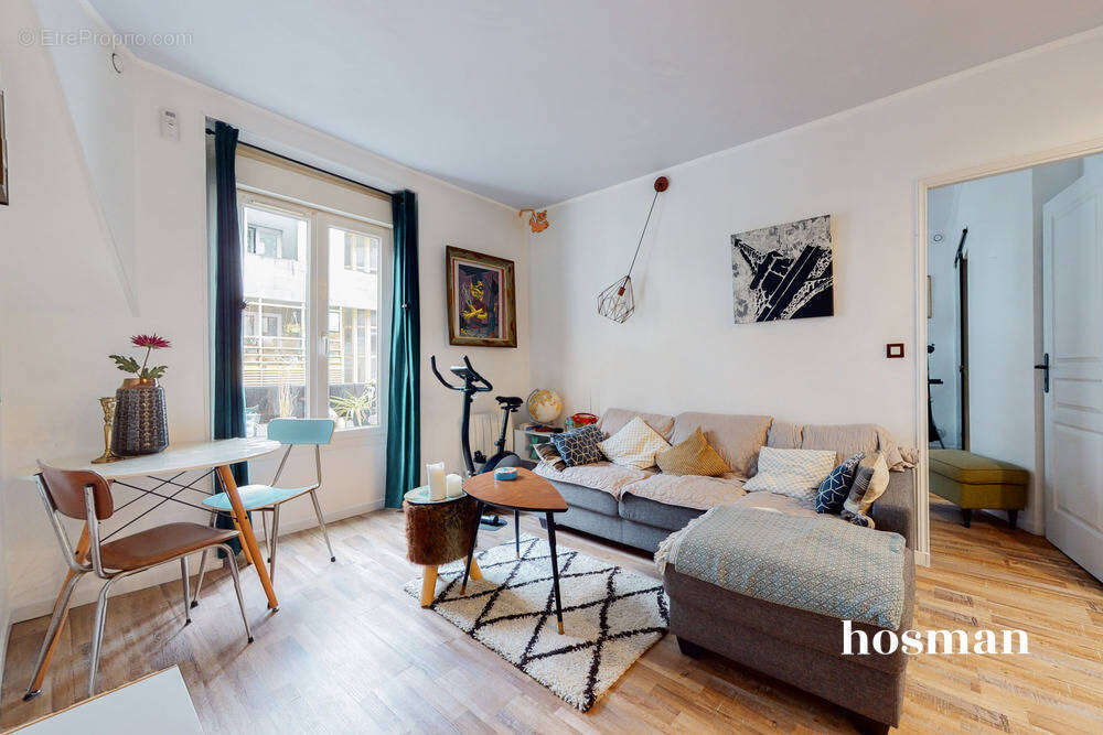 Charmant 2 pièces - 33m2 - 2ème étage, Calme, Sans perte d'Espace, Cuisine Ouverte - Rue Doudeauville - Chateau Rouge - Paris 18 - photo 3