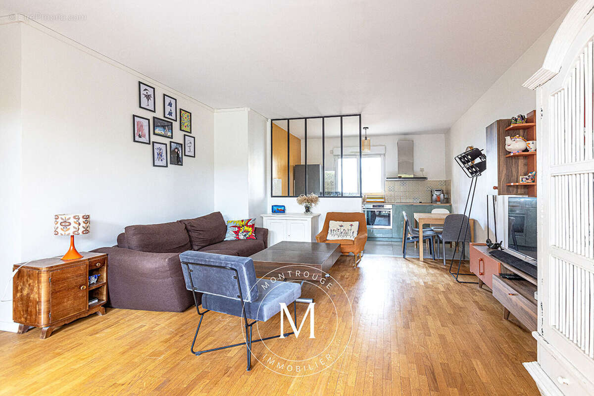 Appartement Montrouge 3 pièces - 72m² , terrasse, jardin, cave - photo 5