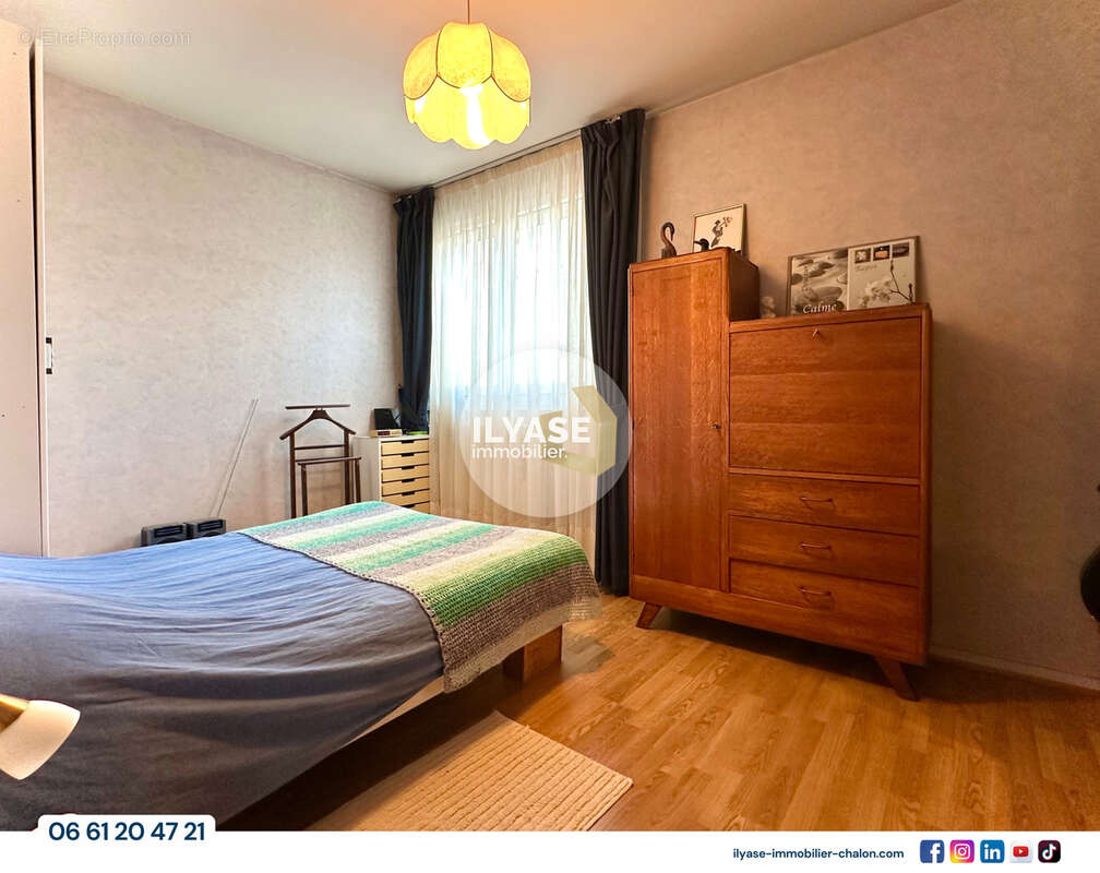 Appartement T4  75 m2  Balcon, garage fermé et cave - photo 13