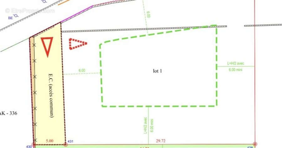 Terrain à RIVESALTES