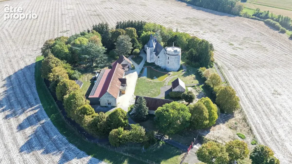 Château du XIIè siècle inscrit aux monuments historiques, dépendances et parc de 2 ha   Sud Touraine - photo 4