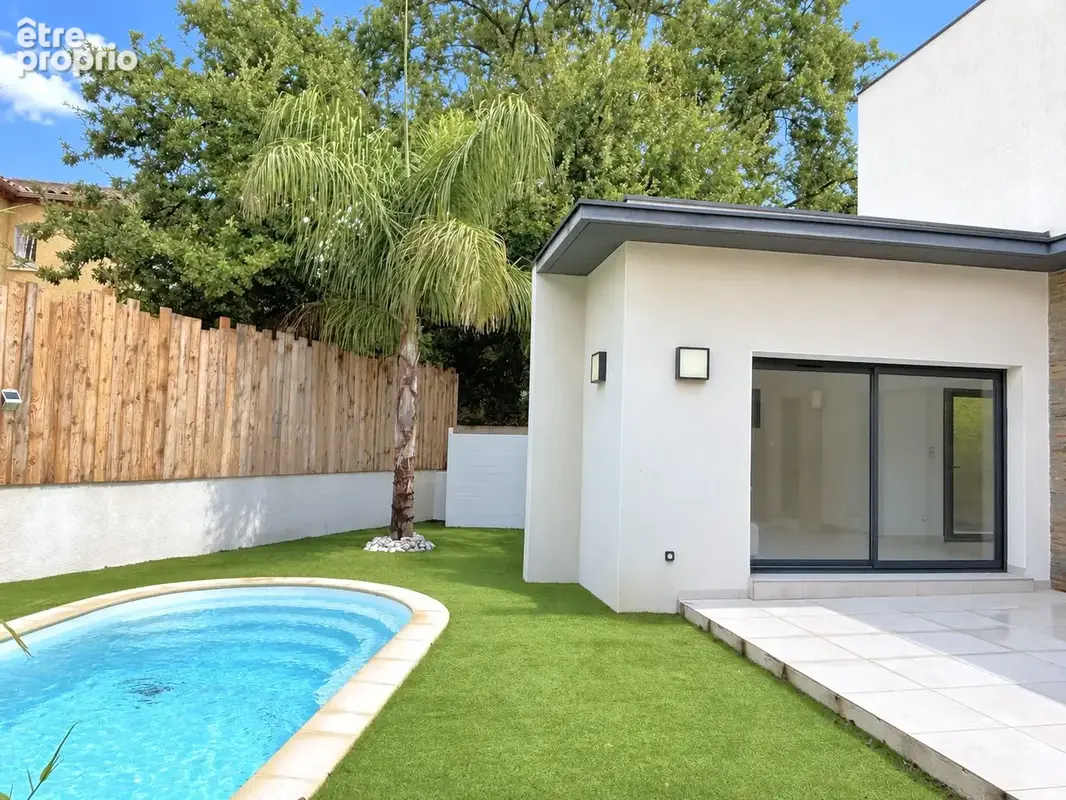 Une villa contemporaine avec piscine, en 4 faces, a perpignan sud - photo 2