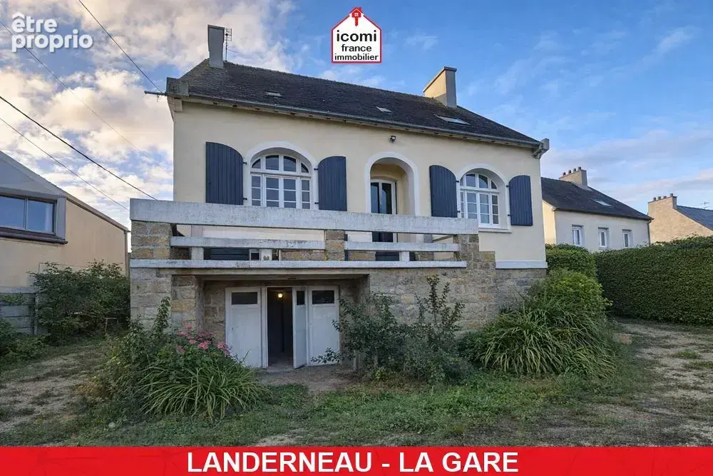 Finistere - landerneau (29800) - a vendre - maison 140m² - 6 chambres - grande piece de vie - 1000m² de terrain - centre ville - - photo 2