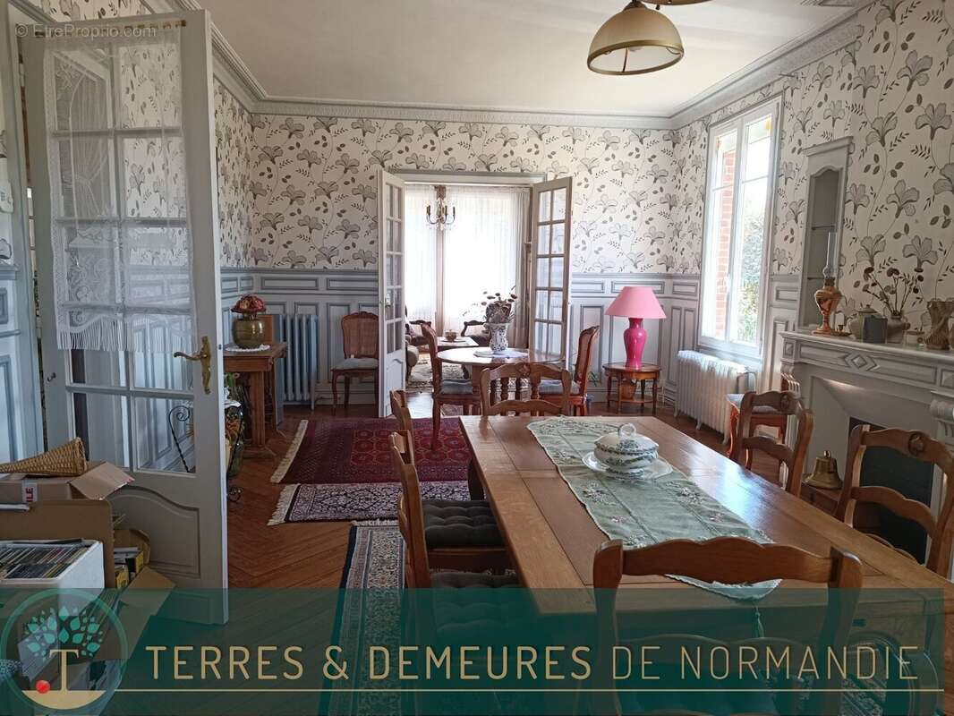 En vente belle Maison de Maître proche Pont-Audemer (27500) sur un terrain de 9600m² avec dépendances - photo 5