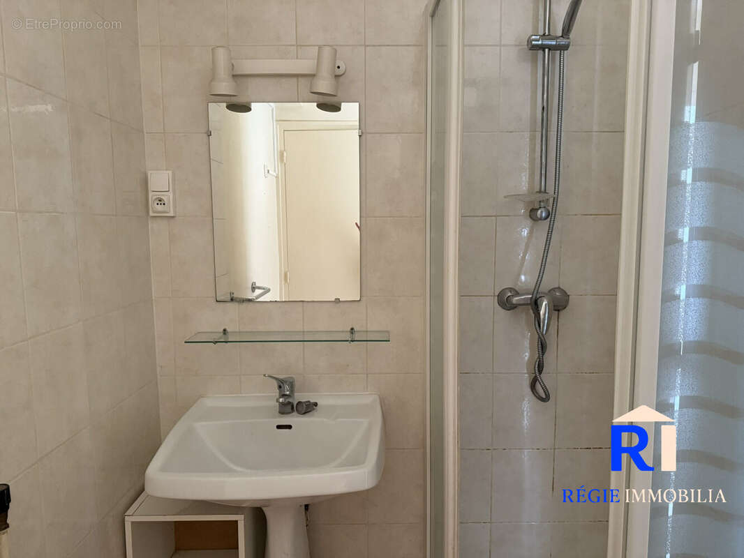 Salle d&#039;eau à rafraichir - Appartement à ECHIROLLES