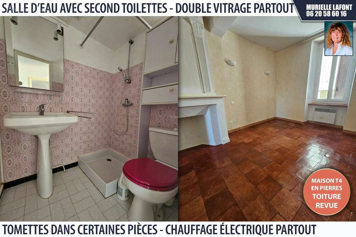 Maison de village en pierres T4 en bon état général - photo 3