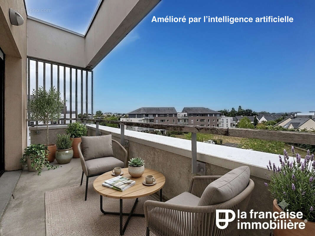 A vendre - bruz - vert buisson - t2 avec garage et balcon - photo 3