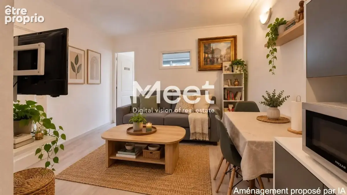 Appartement 2 pièces - 30,57 m² - parking - cave - vue dégagée - photo 3