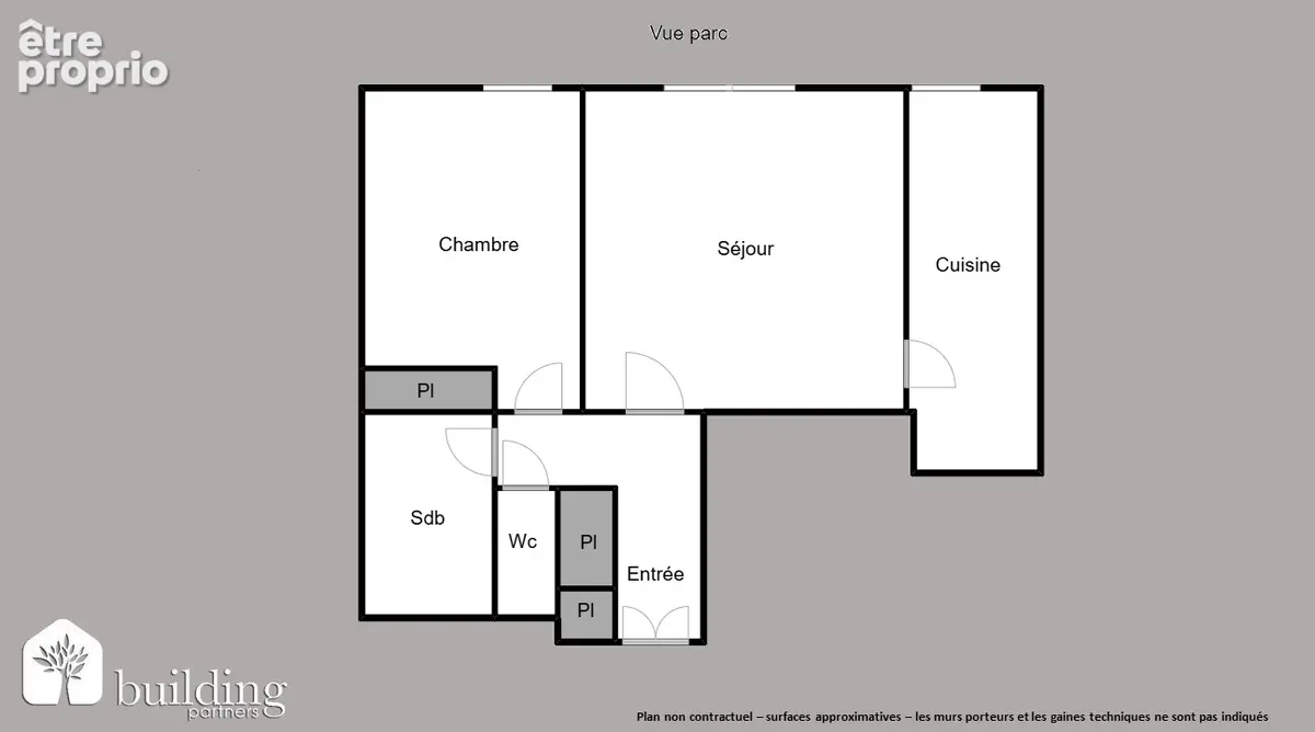 Bords de Seine Asnières-sur-Seine - Appartement 2 pièces 52,8 m² - photo 2