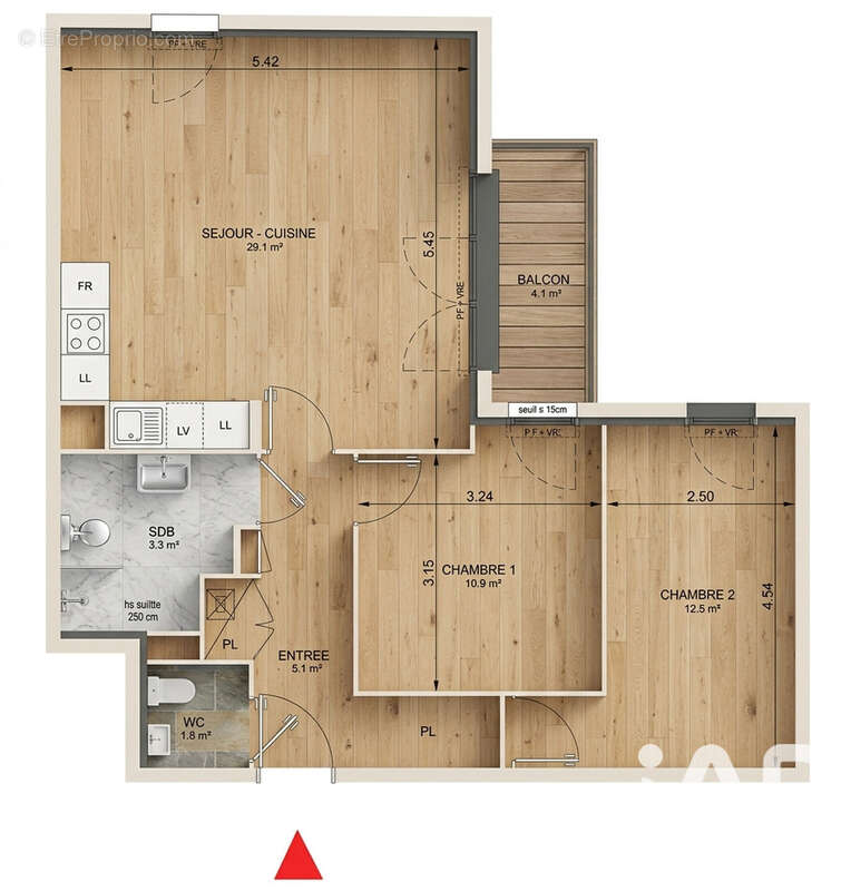 Photo 8 - Appartement à VILLENEUVE-LA-GARENNE