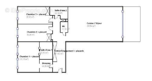 Appartement à LA BAULE-ESCOUBLAC