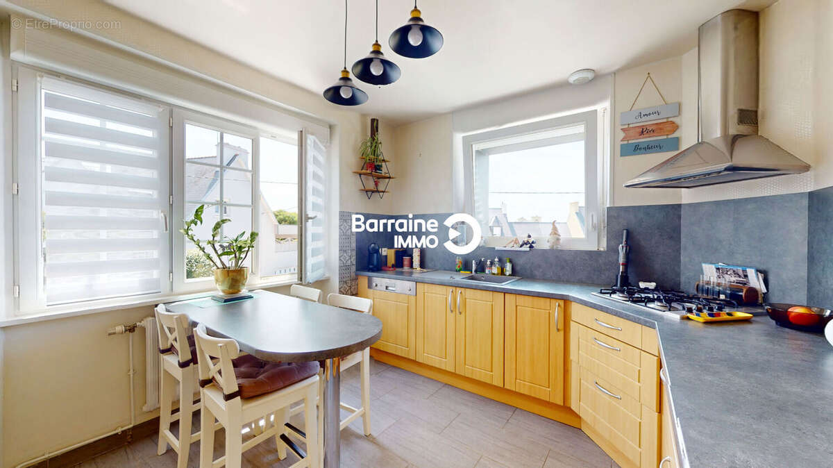 Barraine immo - maison indépendante 107 m² avec sous-sol complet à guipavas - ref : pz00382-th - photo 8