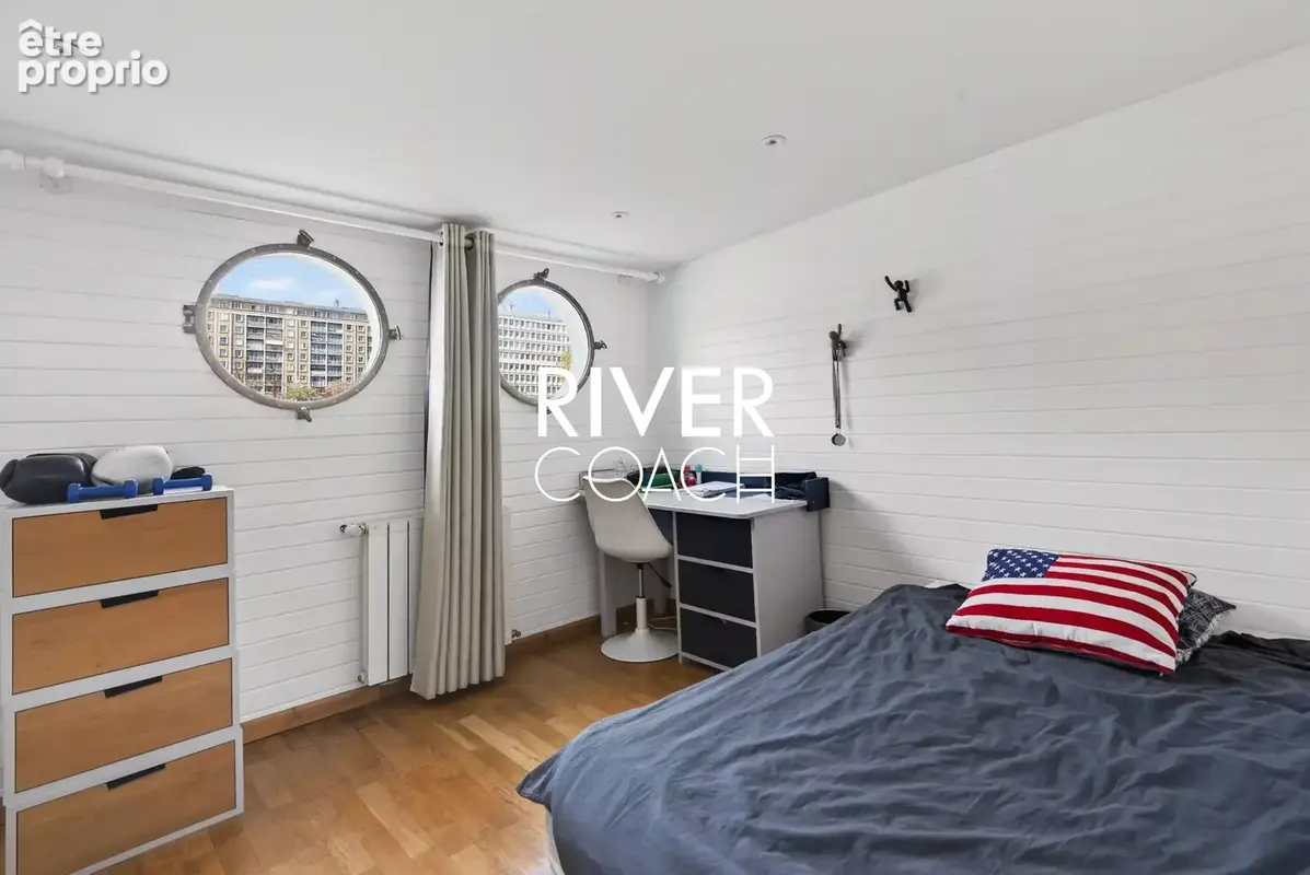 Paris 15 – Bateau-logement familial avec grande terrasse - photo 6