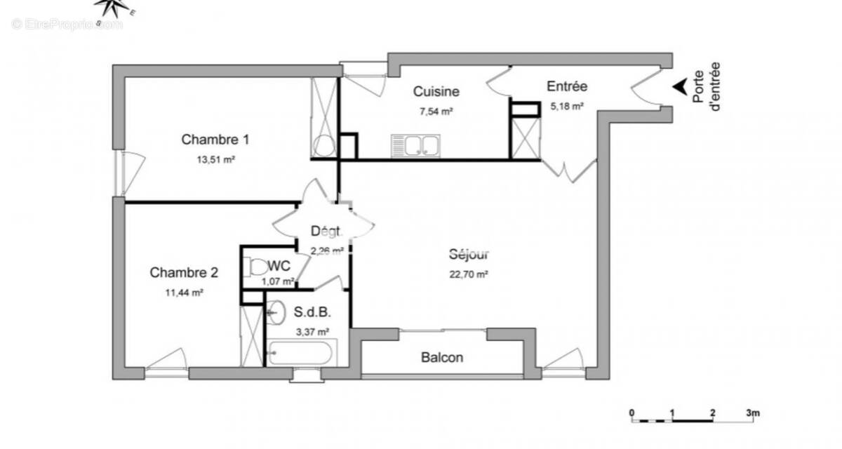 Appartement à ASNIERES-SUR-SEINE