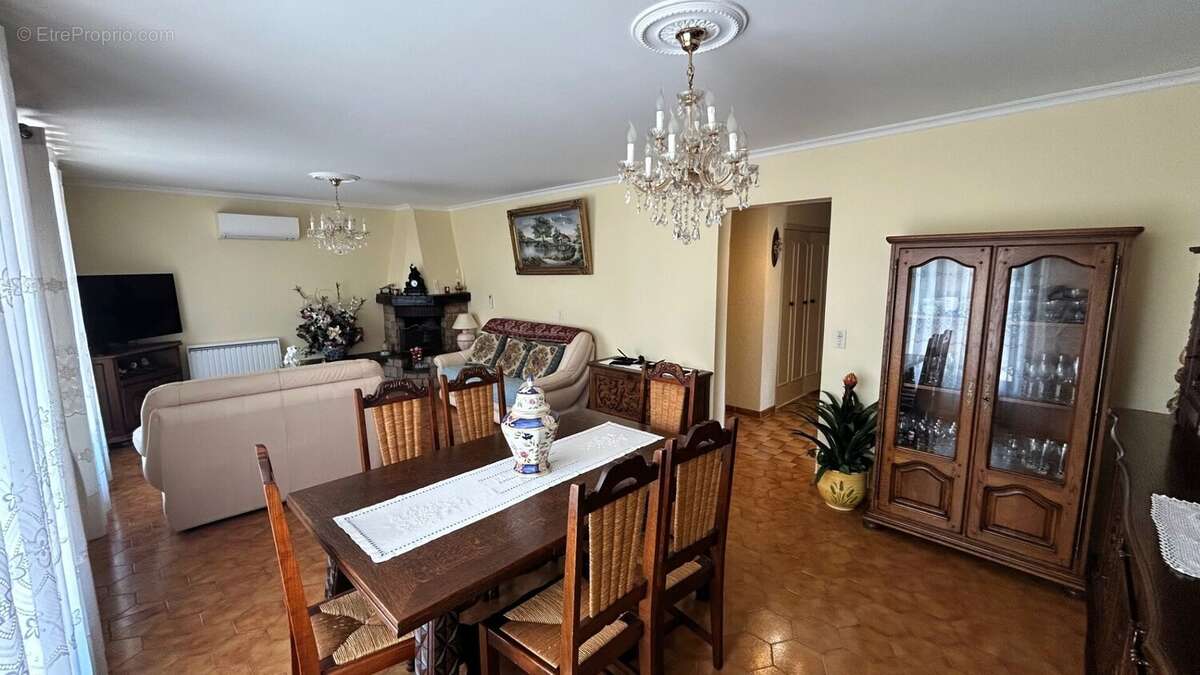 MAISON A VENDRE A VETRAZ MONTHOUX SALON SEJOUR SALLE A MANGER - Maison à VETRAZ-MONTHOUX