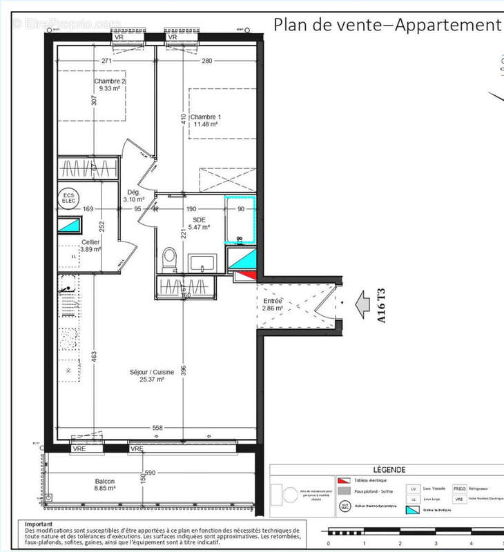 Appartement à BENESSE-MAREMNE