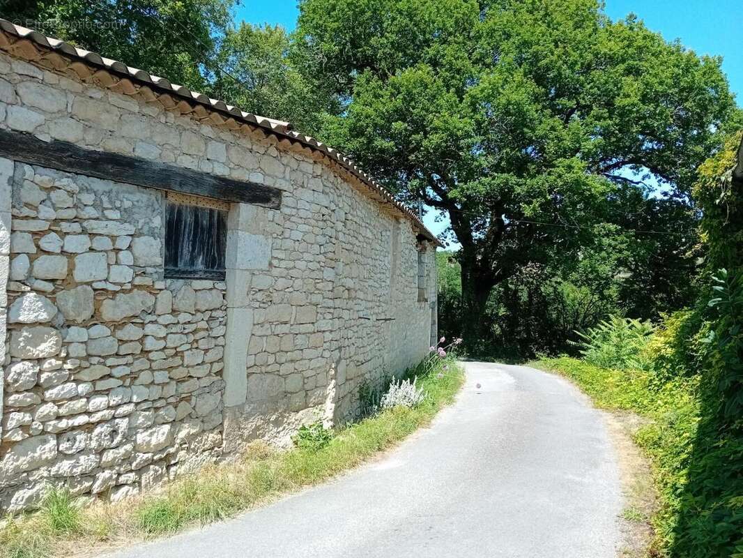 Facade de la grange ext  - Maison à MONTCUQ
