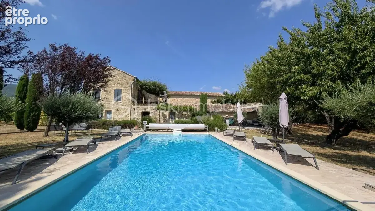 Mas xviiiᵉ en pierre • 340 m² • 8 chambres • piscine chauffée • drôme provençale - photo 3