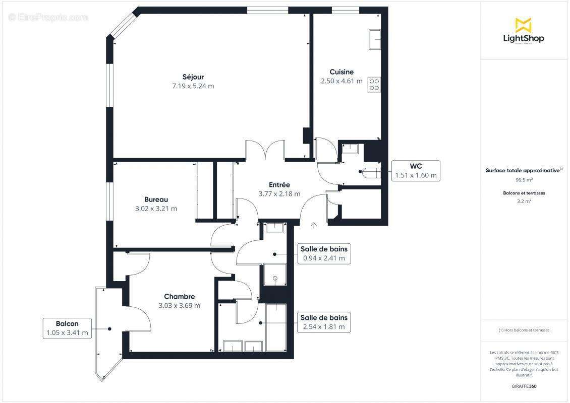 Appartement à LYON-3E