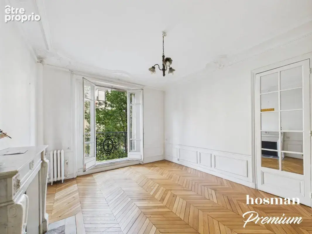 Beau 4 pièces Haussmannien de 99 m2 - Profession libérale - Traversant, charme de l'ancien, lumineux - Rue Ordener, Paris 18ème - photo 7