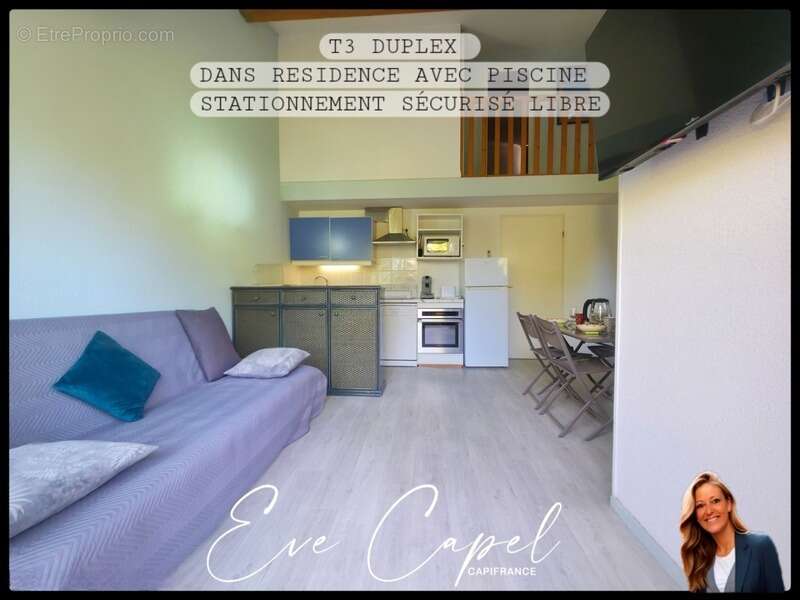 Appartement à vendre 3 pièces LE CAP D'AGDE (34), DUPLEX T3 - 400 m des plages - Vendu Meublé - dans résidence avec Piscine & As - photo 23