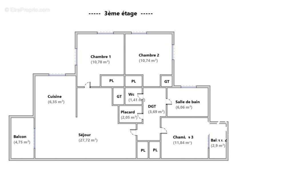 Appartement à TASSIN-LA-DEMI-LUNE