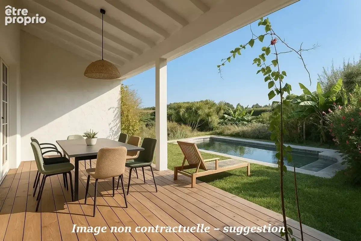 Maison landaise de caractère à vendre  Proche plages d'Hossegor, grand terrain, piscine - photo 11