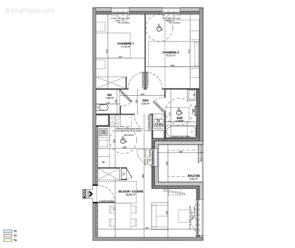 Appartement à SAINT-BONNET-DE-MURE