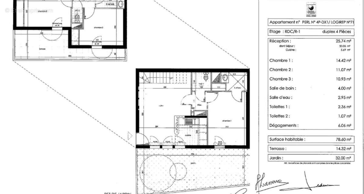 Appartement en duplex avec 2 places de parking proche des écoles, des commerces et des transports - photo 9
