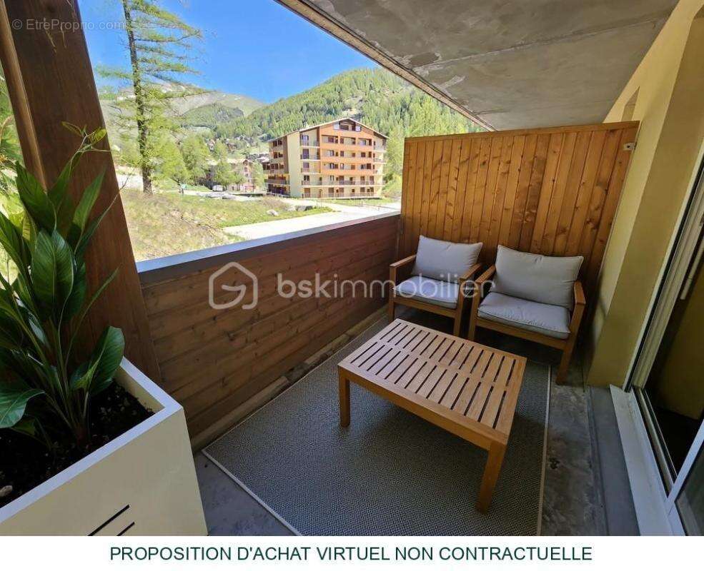 ** En exclusivité** à La Foux d’Allos – T2 + PLACE DE PARKING INTERIEURE - skis aux pieds !  - photo 4