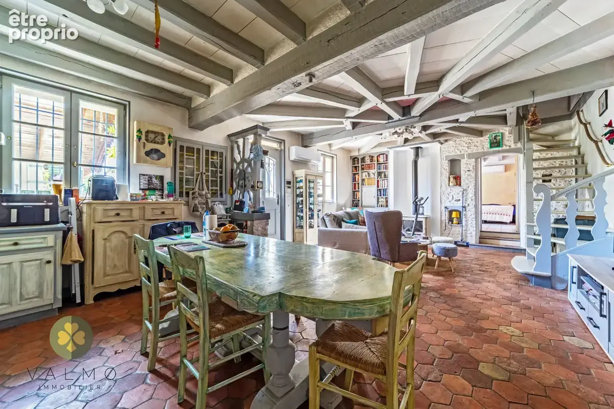 Gambais   sublime maison en pierre avec dépendances - photo 4