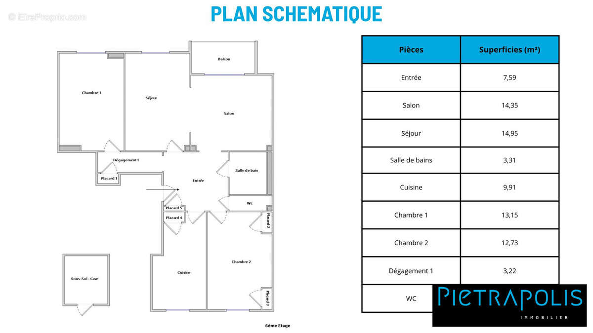 Appartement à LYON-6E