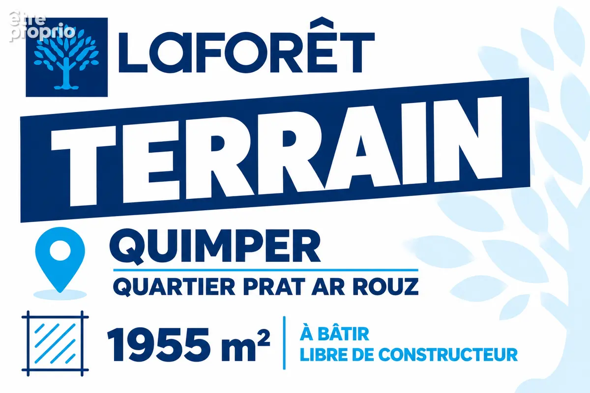 Terrain à QUIMPER
