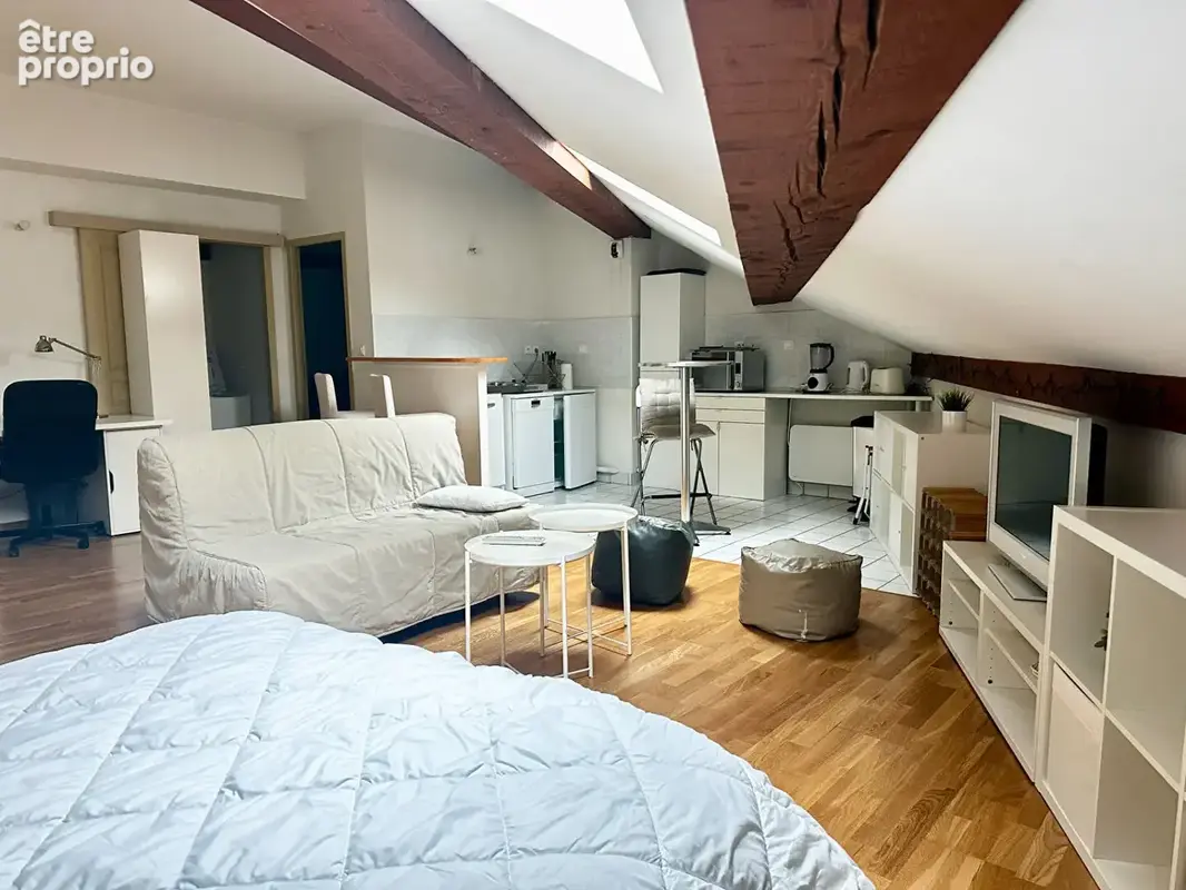 NANCY - Studio  37,40 m² Carrez / 48,60 m² au sol - Vendu meublé - photo 4