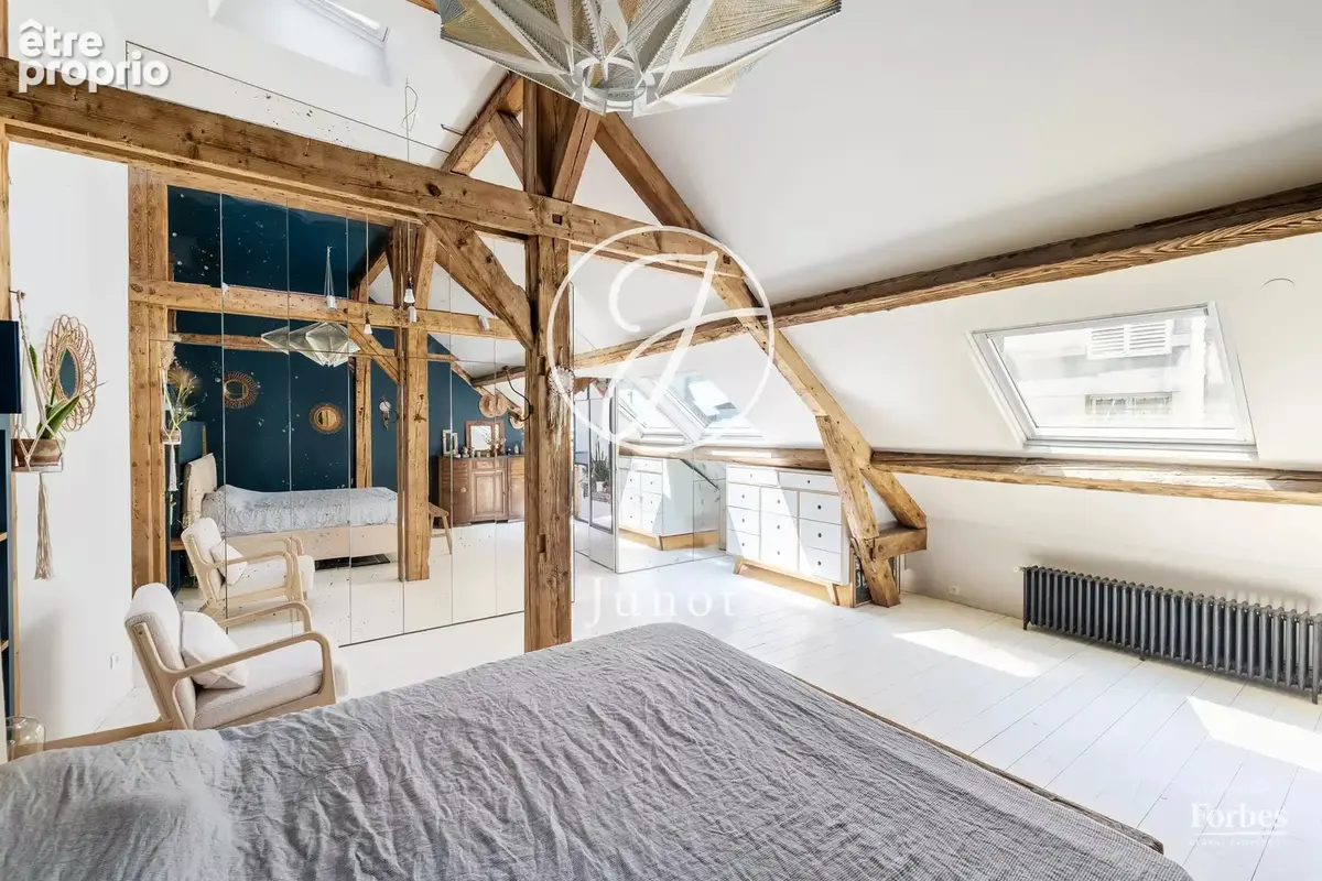 Paris 19e - BUTTES BERGEYRE / BELLEVILLE - Loft - 145,60m² Carrez - 166,30m² au sol - 3 chambres - Volumes - photo 18