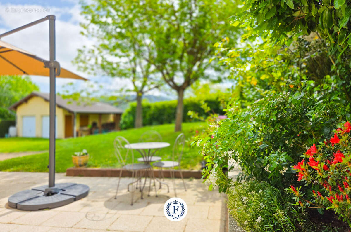 1 heure de Lyon : charmante maison de village avec garage double et terrain arboré. - photo 11