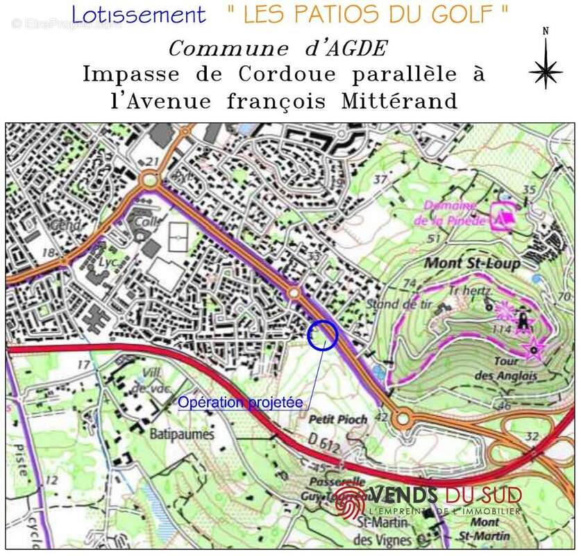 Terrain à AGDE