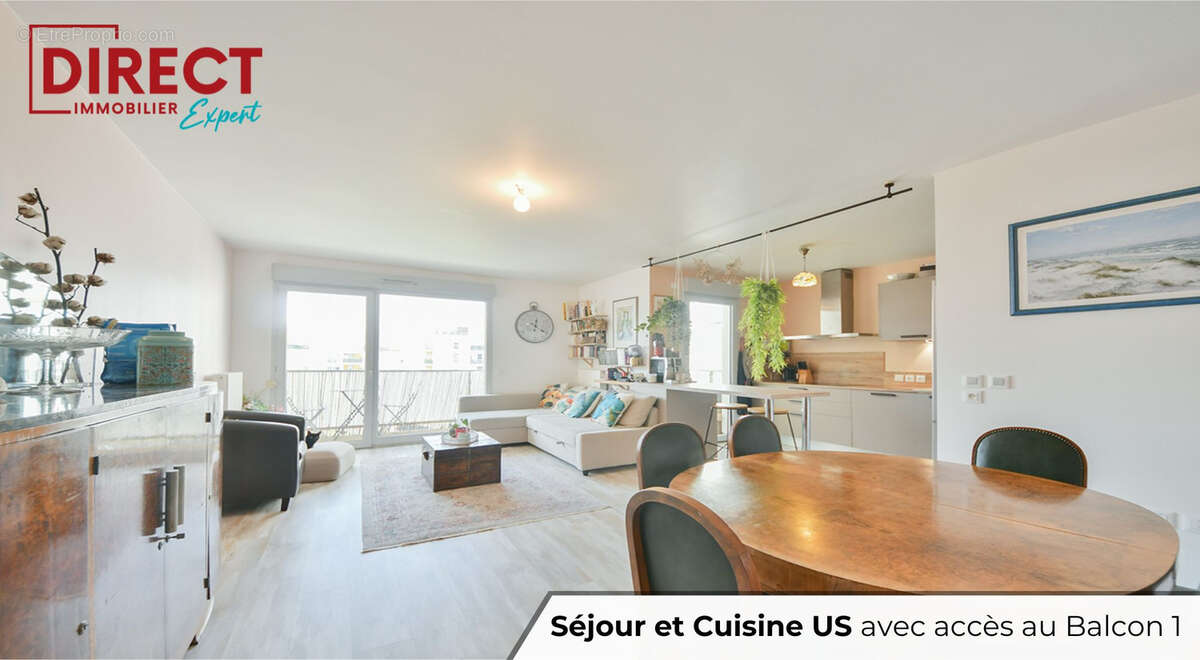 Quartier neo c - app traversant 4p 85m2 + 2 balcons + 2 parkings - photo 2