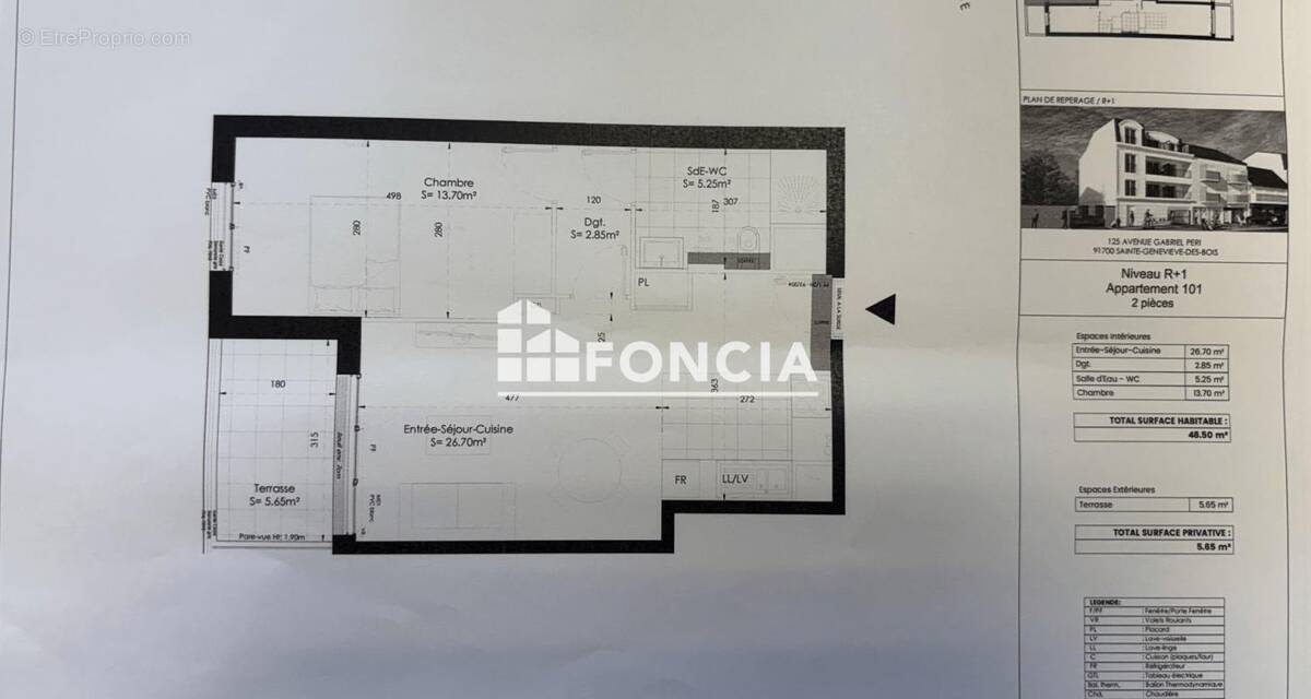Appartement à SAINTE-GENEVIEVE-DES-BOIS