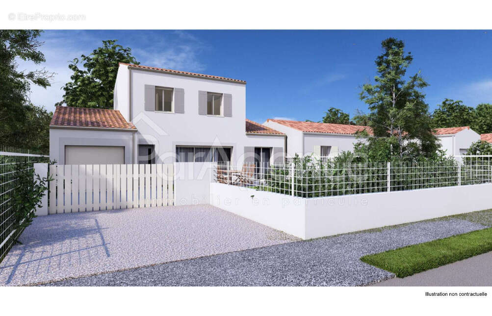 Maison neuve   Séjour traversant et terrasse - photo 8