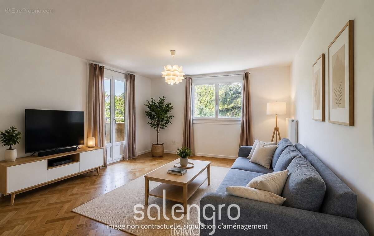 Appartement 75 m² à Villeurbanne  - photo 2