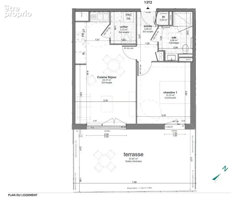 Appartement 2 pièces 55 m² à vendre à Hermanville-Sur-Mer (14880) - photo 13