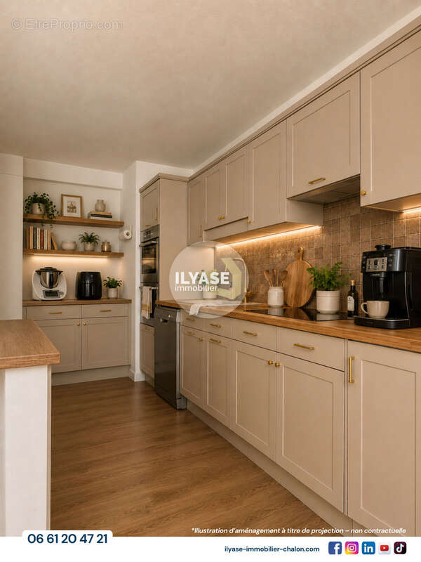 Appartement T4  3 CH  Cave  Parking privatif en sous-sol - photo 11