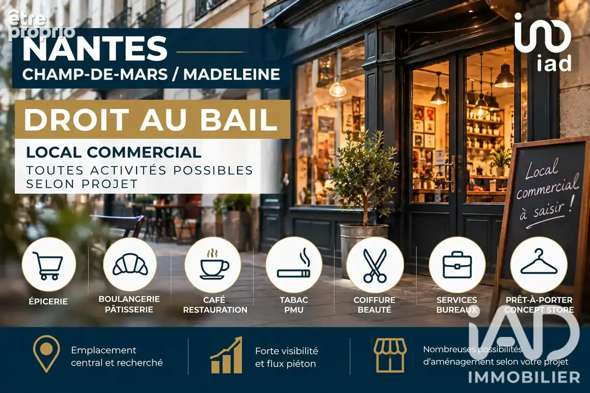 Photo 1 - Commerce à NANTES