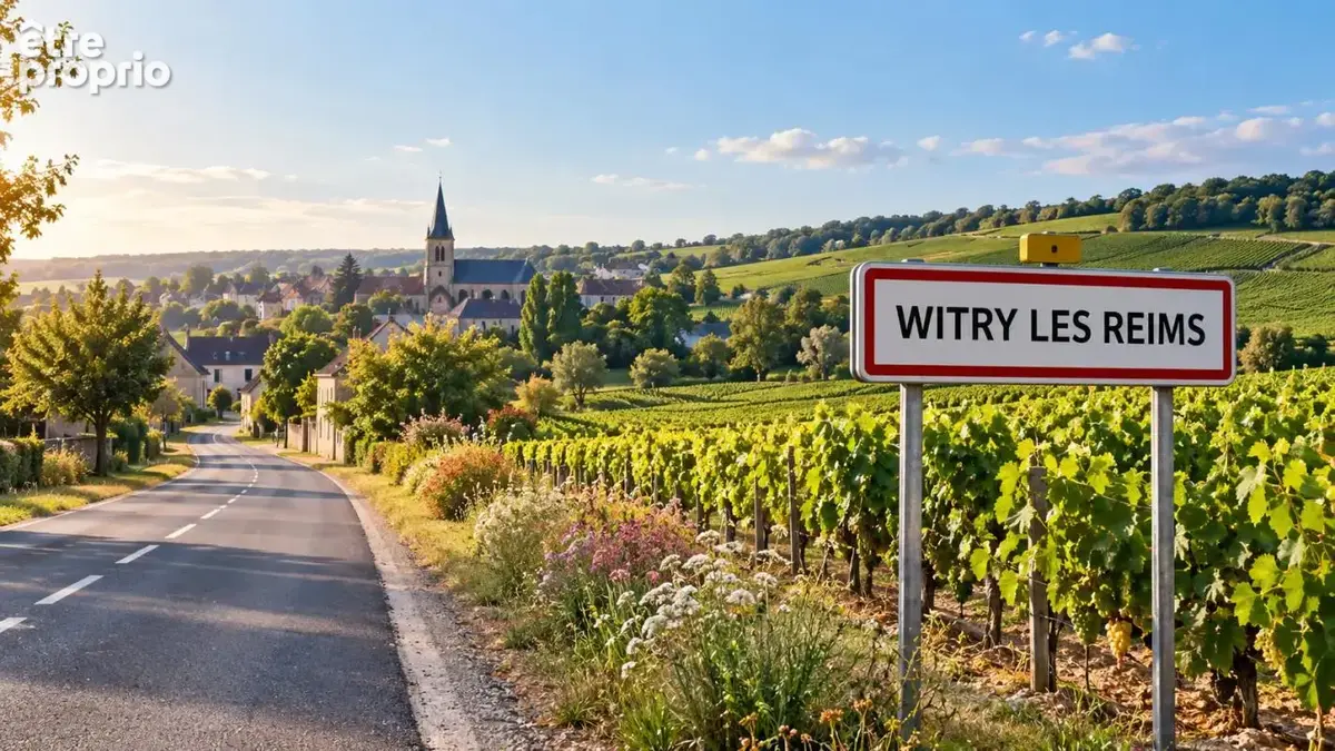 Photo Terrain à Witry-Les-Reims au prix de 127 000€