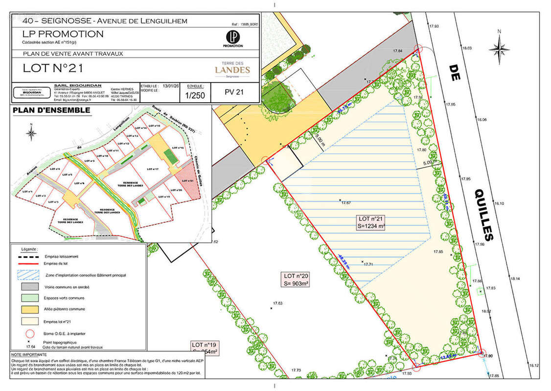 Terrain à SEIGNOSSE