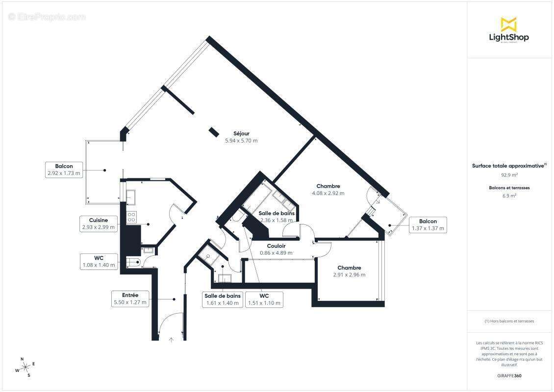 Appartement à PARIS-15E