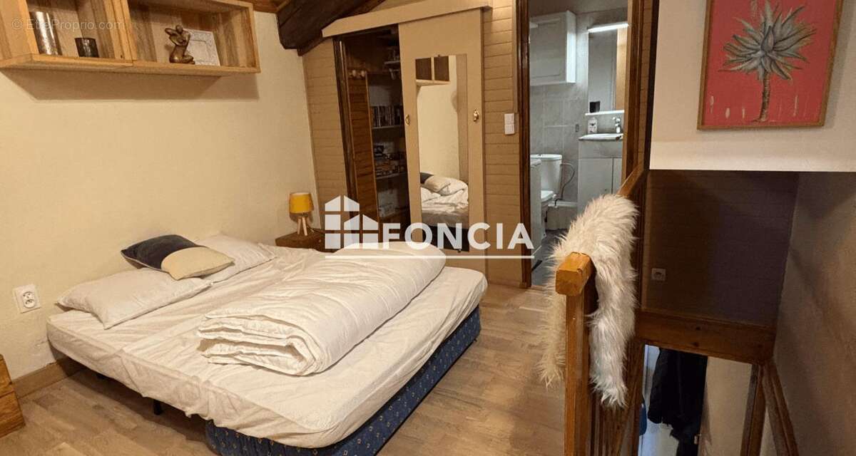 La foux d'allos, 200m du centre,  confortable et chaleureux t3 de 45m2 en duplex, 2 belles chambres, spacieux sejour avec terras - photo 10
